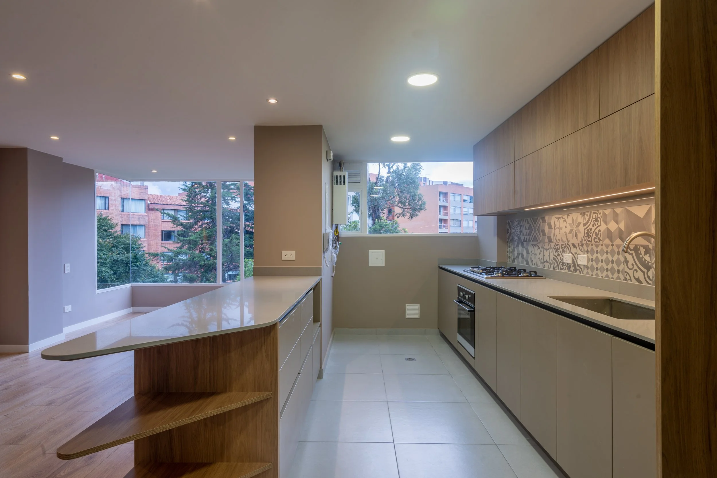 Imagen del proyecto BOG 20, vivienda unifamiliar en Colombia, con materiales nobles y luz natural — arquitectura de LINEA PRIMA, arquitectos en Bogotá.