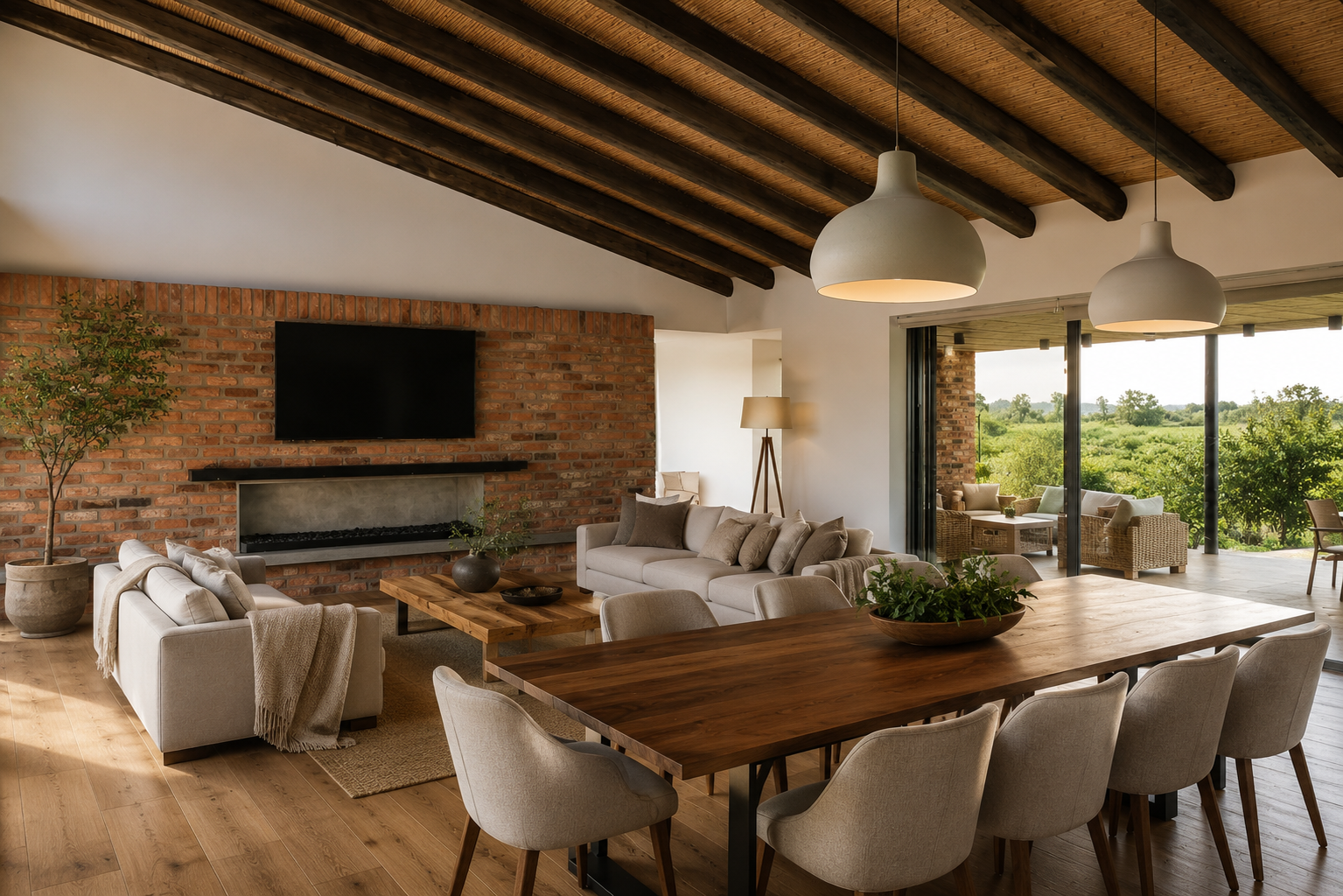 Vista de vivienda unifamiliar VIL 02 en Colombia, en materiales nobles y luz natural — proyecto de LINEA PRIMA, arquitectos en Bogotá.