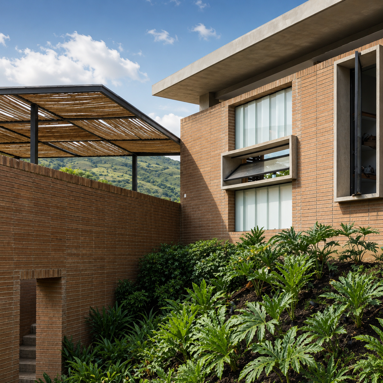 VIT 01 — vivienda unifamiliar en Colombia por LINEA PRIMA: materiales nobles y luz natural.