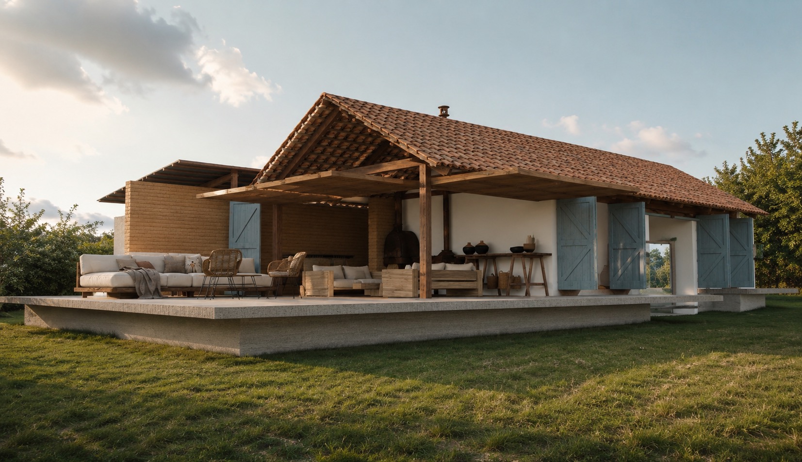 Portada del proyecto VEG01 01, casa de Campo en Cundinamarca, CO — LINEA PRIMA, arquitectos en Bogotá.